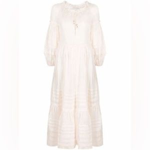 Zimmermann Moonshine Tuck Midi Dress NWT